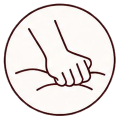 Deep tissue massage icon